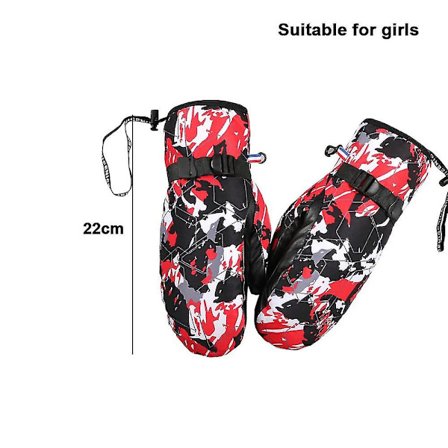 Thermal handskar Cykling Vind Och Kalla Ski Grimma vantar