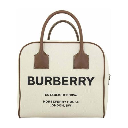 Burberry Cube HorseFerry , Beige , Dames , Maat: ONE Size Handtassen