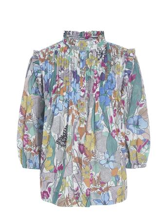 Line Ns Bluse Langermet Multi/mønstret Dea Kudibal*Betinget Tilbud