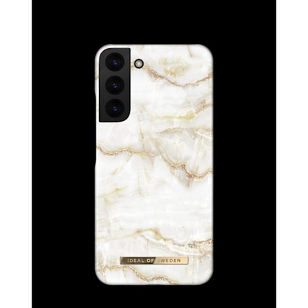 Printed Case Galaxy S22 Plus Golden Pearl Marble