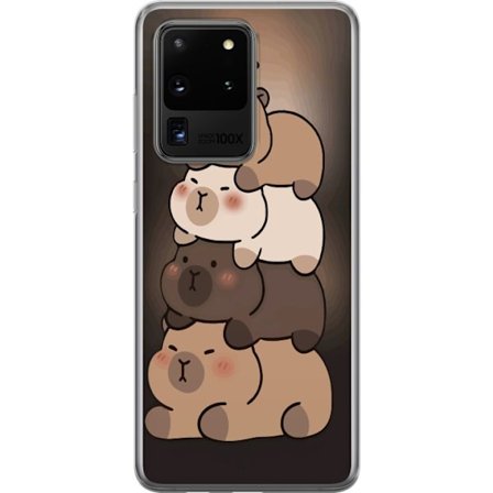 Yhteensopiva Puhelinkuori Samsung Galaxy S20 Ultra Capybara Kawaii Söpö Eläinhahmo
