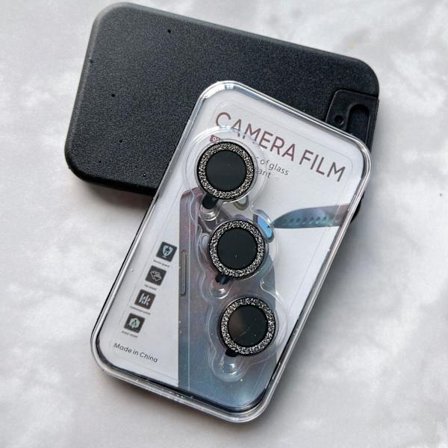 2 stk. deksel til iPhone 17 Air Glitter Hawkeye er distribuert i ekte maskinfarger Linsefilm Linsefilm Film til bakkamera