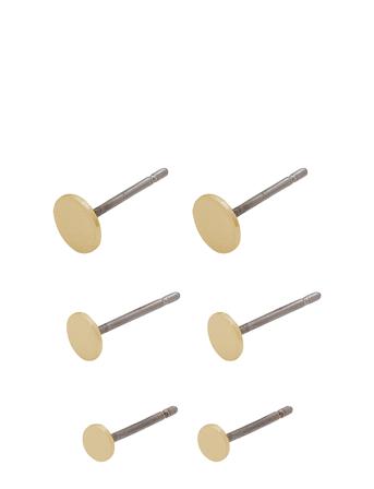 Norma Accessories Jewellery Earrings Studs Guld Pilgrim