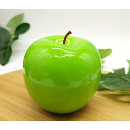 12 stk kunstige epler kunstige epler skum plast eple røde epler naturtro simulering for hjemmefest fotografering dekorasjon