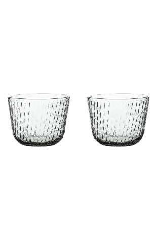 Marimekko Syksy Glass Tumbler 2Dl 2 Pcs Kök & matlagning Grå ONESIZE