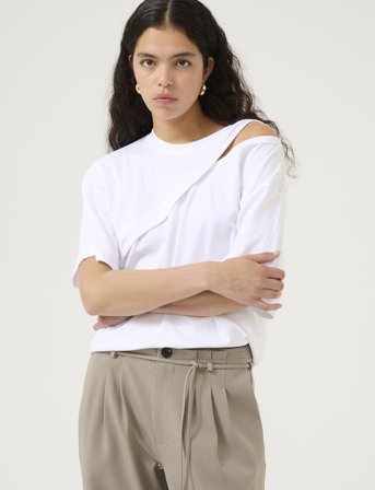 Karen By Simonsen Kbrenee Hole Tee - White - XS