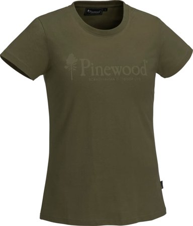 Pinewood Women's Outdoor Life T-Shirt Women short-sleeved sweaters Green L