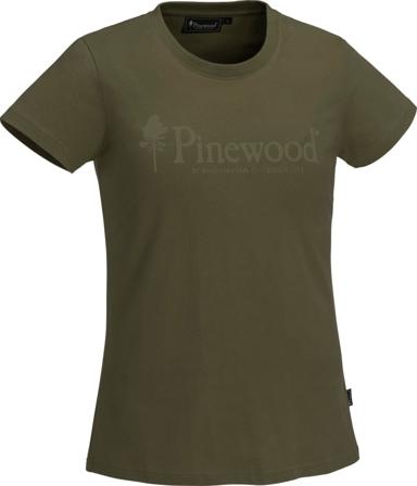 Pinewood Women's Outdoor Life T-Shirt Women short-sleeved sweaters Green M