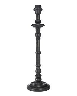 Lampfot av trä Svart - 50 cm - PR Home