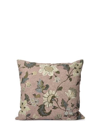 Cushion Cover Flower Linen, 50X50Cm Pink Ceannis