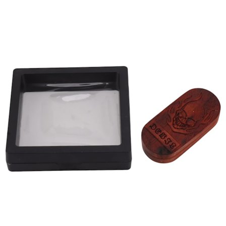 Stressreduserende skyver i tre med magnetisk dekompresjonsleke for fingrene