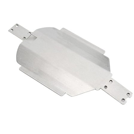 Rustfrit Stål Chassis Armor Transmission Beskytter til 16207 16208 16209 16210 H16 1/16 RC Bil Op