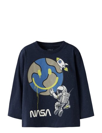 name it Nmmdack Nasa Ls Nreg Top Box Nas - Navy - 98