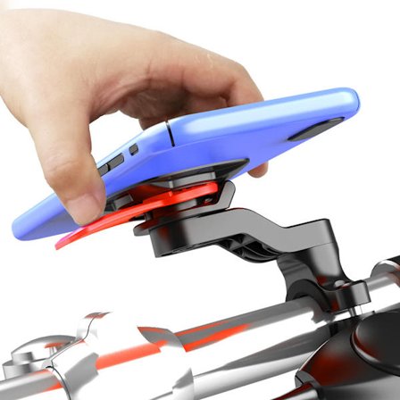 Universell Sykkeltelefonholder Motorsykkelstyre Mobiltelefonholder Sykkelstativ Klemme