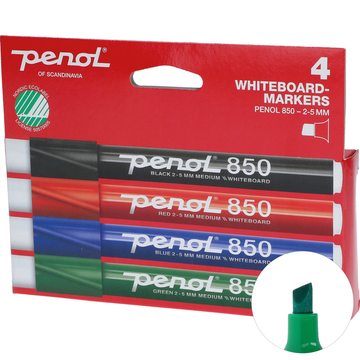 WHITEBOARDPENN PENOL 4-PK M