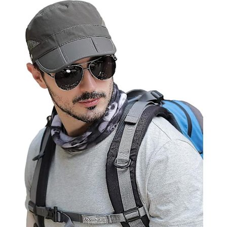 Miesten vedenpitävä Yetsye armeijalippis lyhyellä lipalla, hengittävä sotilaslippis, säädettävä, klassinen