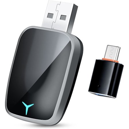 2025 Trådlös Carplay & Android Car Trådlös Adapter, 2-i-1 Stick Konverterar Kabelansluten Android Auto/Car Play till Trådlös för Bilar med 