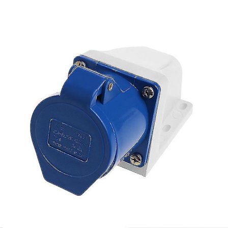 1 stk. 32 Amp 3-polet industrielt strømstik 220v-250 Volt Vandtæt Ip44 2p+e 32a