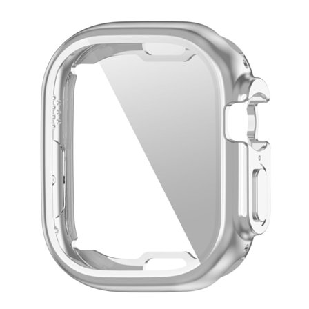 ENKAY HAT PRINCE Apple Watch Ultra / Ultra 2 49mm Skal + Skärmskydd - Silver