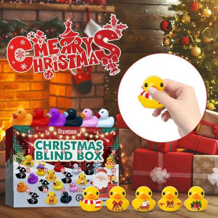 Julgummi Anka Adventskalender 24 Grid Toy Surprise Gift