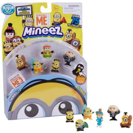 Leksaker Figurer Despicable Me Dumma Mej Minions 6-pack Slumpvis