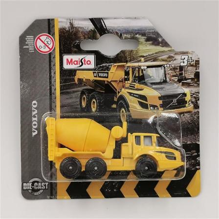 Maisto Diecast 1:64 Scale 3in Mini Metal Volvo Rakennusajoneuvot Malliauto Kippiauto Kaivinkone Leluauto lapsille Keräyslahja