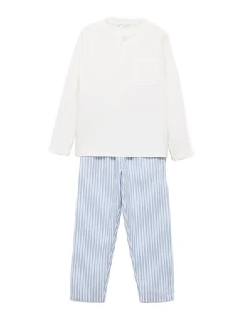 Mango | Striped Long Pyjamas | 3-4
