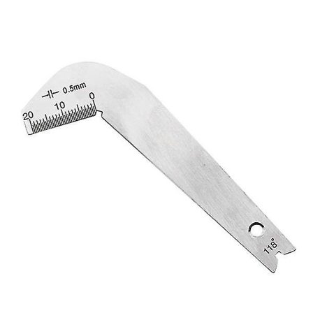 Kulmamitta Porakulmamitta Ruostumaton Teräs Kulmamittaukseen (hopea)(2kpl)c