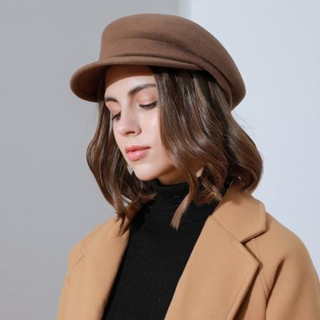 Hatt for kvinner, høst og vinter, beret, japansk mote c