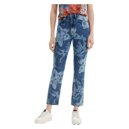 Desigual Boot-cut Jeans , Blauw , Dames , Maat: S