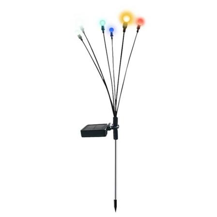 Solcelledrevne lys til udendørs brug Black Solar Light Outdoor - Colorful B