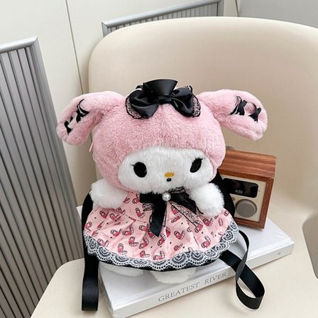 Plushie Sanrio Pehmoleikkikassi Kuromi My Melody Suuri Kapasiteetti K