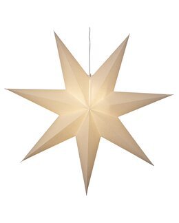 Pappersstjärna Plain Vit - 90x90 cm - Jul - Star Trading