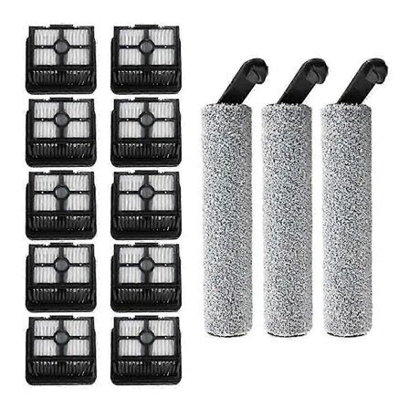 Til Dreame H12 Pro/H12 Plus/H12 Core Blød Rullebørste Reservedele Våd Tør Støvsuger Rulle Hep
