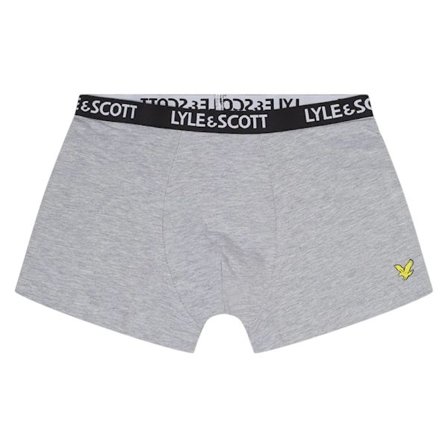 Lyle & Scott Boys Core Boxerkalsonger (3-pack) 6-8 År Grå/