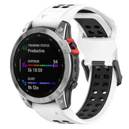 För Garmin Fenix ​​7S / 6S / 5S Tvåfärgs watch