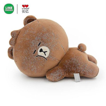 Line Friends -sarjakuva-animepehmolelut - Kawaii Sally Cony -nukkuva nalle Pieni ruskea Joululahjat Syntymäpäivälahjat Lelut (FMY)