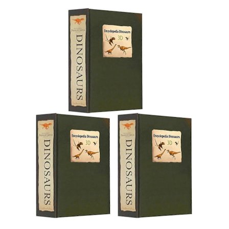 Interaktiv 3D Dinosaur Encyklopædi Bog til Børn Uddannelsesmæssig Pop-Up Forhistorisk Væsen Gave til Drenge Piger