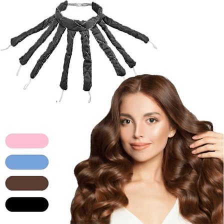 Varmefri Krøllejern Blæksprutte Design Varmefri Krøllebånd