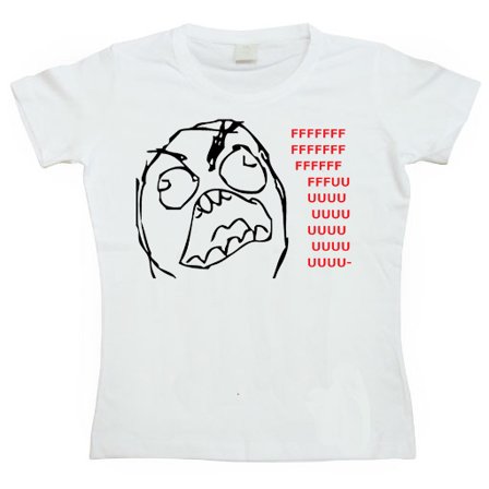 FFFFFUUUUU T-shirt Dame M