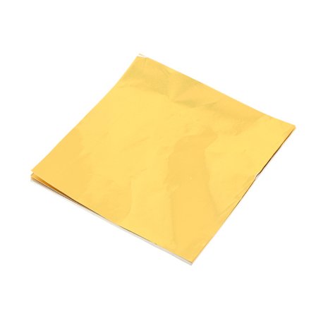 100 st 8x8CM Flerfärgad Aluminiumfolie Godis Chokladkakor