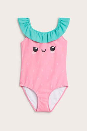 Kappahl | Uimapuku, mansikka Pinkki 86/92 | Pinkki