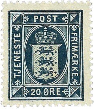 Danmark 1920 - Tjenestemærke AFA 17 - Ubrugt