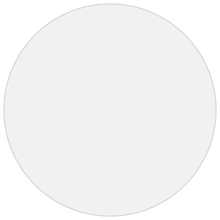 Vidaxl Bordsskydd Matt Ø 60 Cm 2 Mm Pvc Transparent