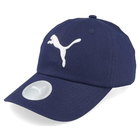 Puma - Blå unconstructed Keps - Essential Cap Blue Dad Cap @ Hatstore