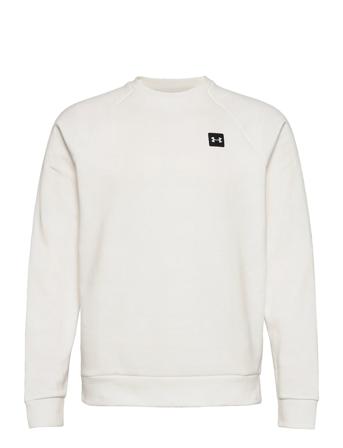 Ua Rival Fleece Crew Svetari Collegepaita Valkoinen Under Armour