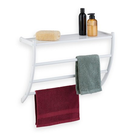 Valkoinen pyyheteline seinään