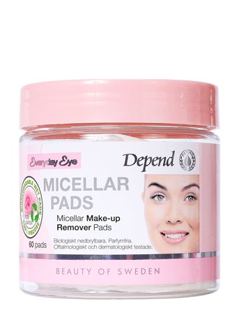 Depend Cosmetic Micellar Make-Up Rem.pads 60Psc - Nude - ONE SIZE