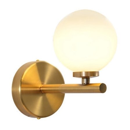 Nordisk modern LED vägglampa sovrum molekylärt glas vägglampa inomhus konst vägglampa varmvit