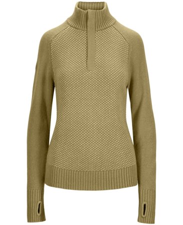 Tufte Wear W Robin Low Half Zip Khaki